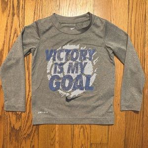 Nike Dri Fit Long Sleeve Shirt (Toddler Boys: 2T)